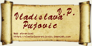 Vladislava Pujović vizit kartica